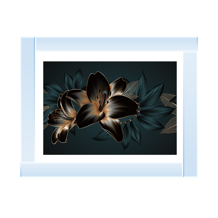 FL240 Black beauty flower II