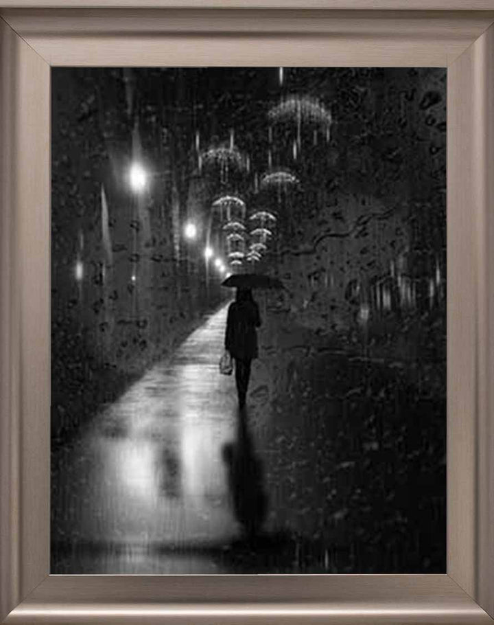 FG738 lady walking in Rain