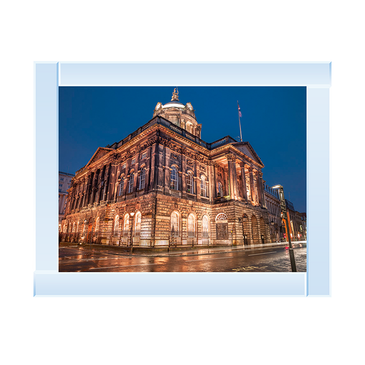 CY039 Town Hall Building at night