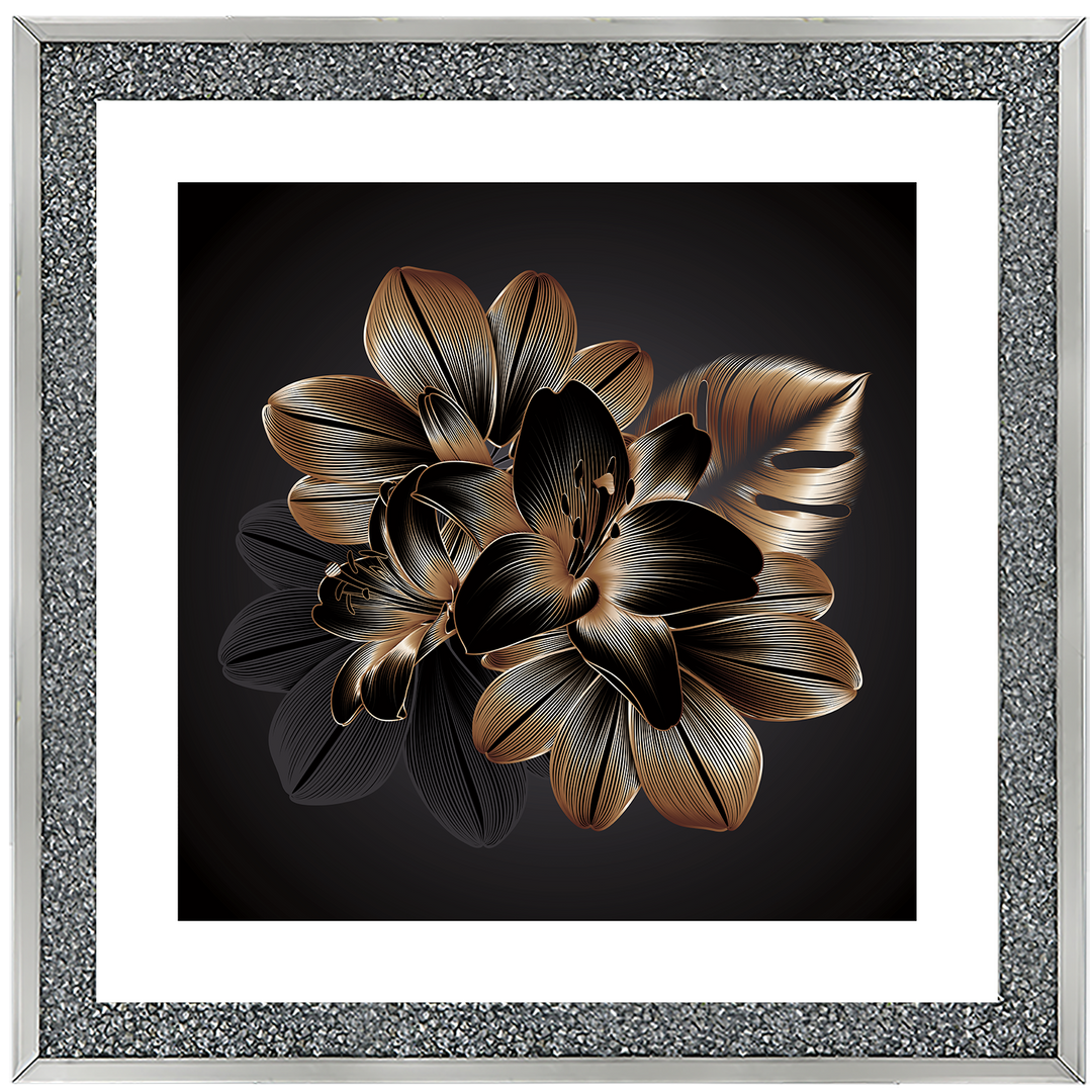FL239 Black Beauty Flower I
