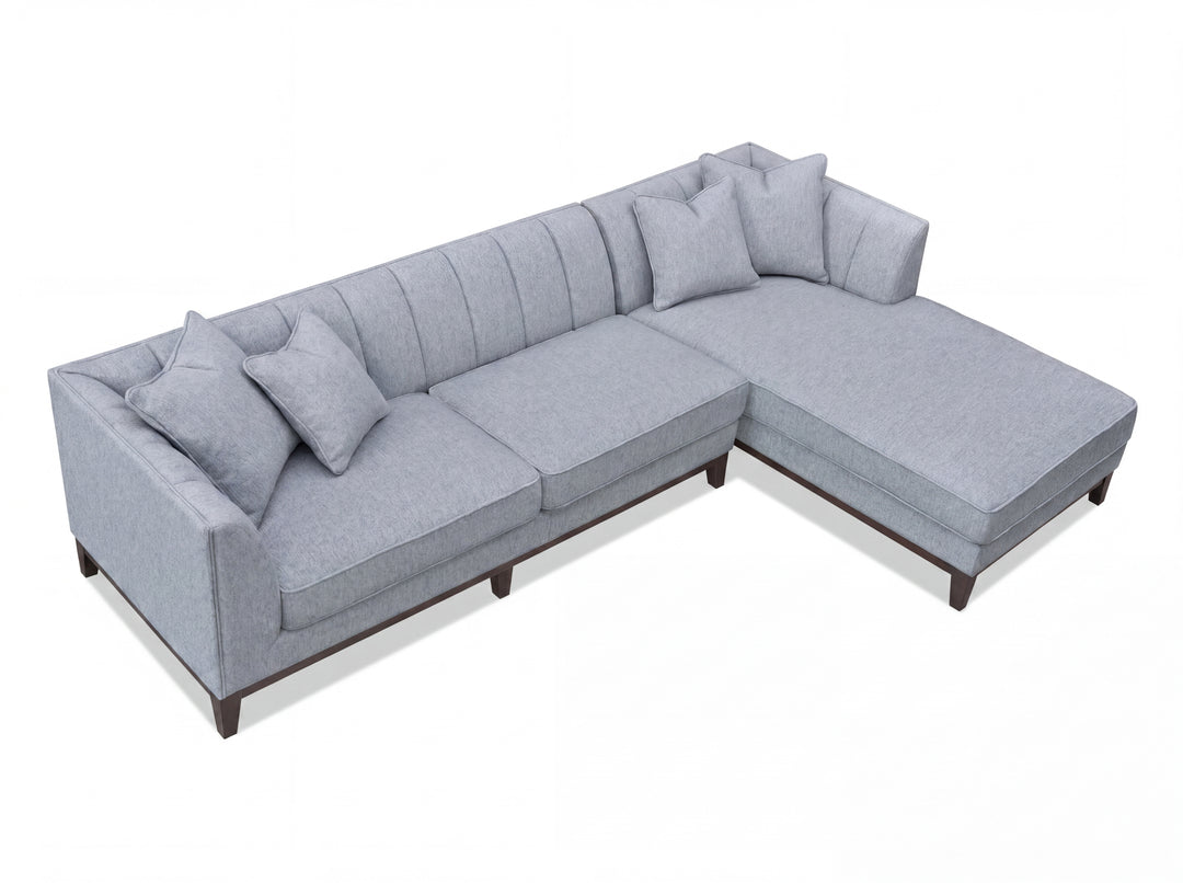 Aluxo Cooper Left Hand Corner Sofa – Dolphin Boucle Fabric
