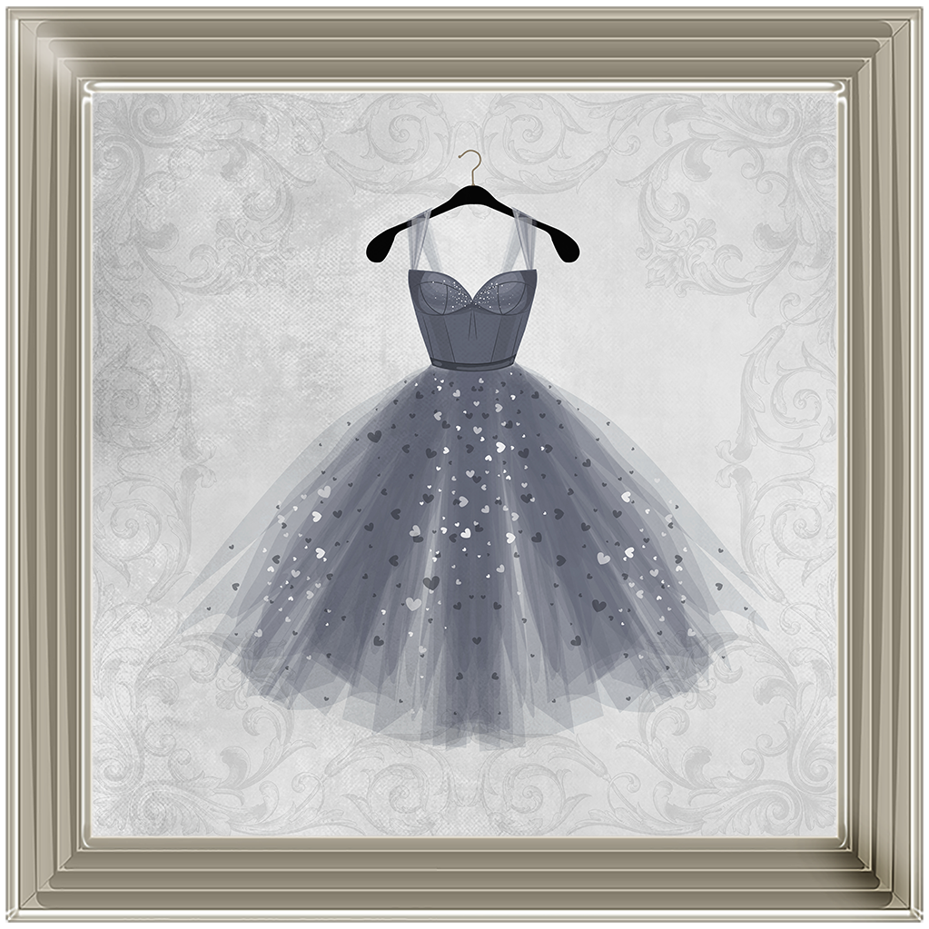 FS116 Black Dress Shimmer