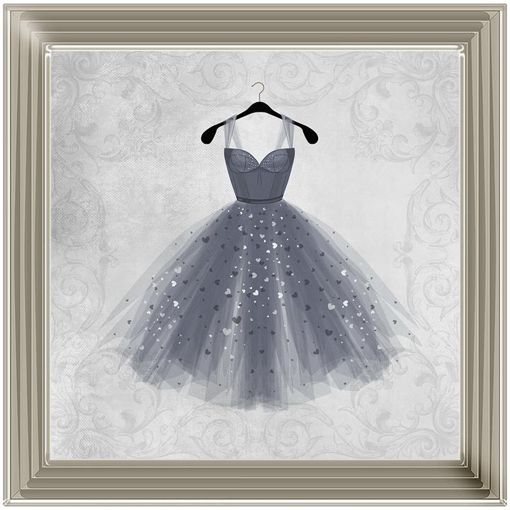 FS116 Black Dress Shimmer