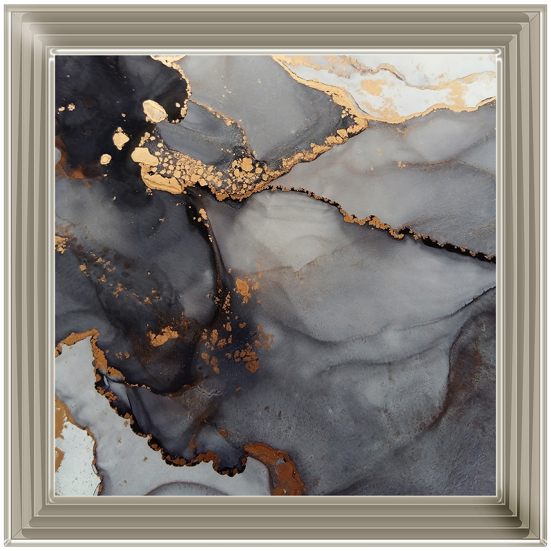 AB169 Black & Gold Marble ||