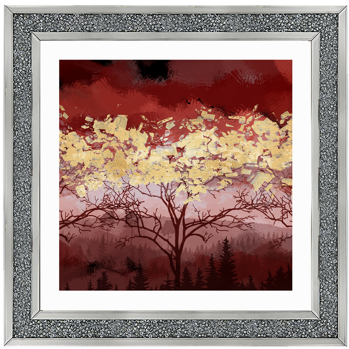 LS196 Lone Red Tree