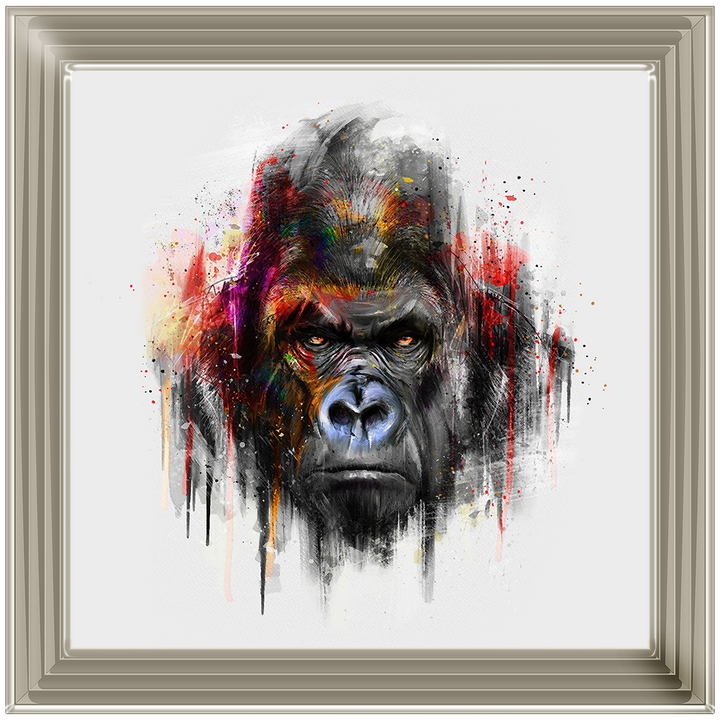 Red Gorilla Watercolour