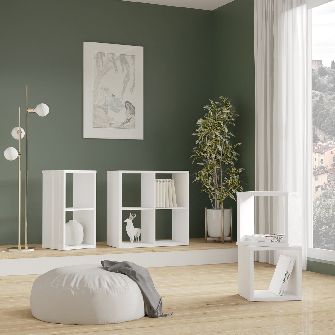 Mauro Singular Storage Unit in White Gloss