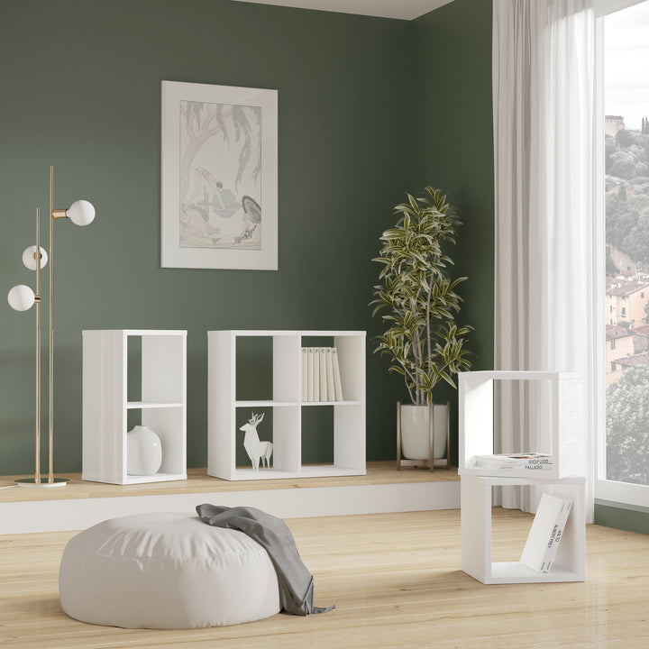 Mauro Singular Storage Unit in White Gloss