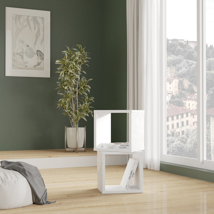 Mauro Singular Storage Unit in White Gloss