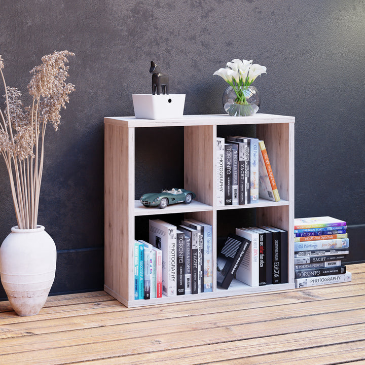 Mauro 2x2 Storage Unit in Sand Oak