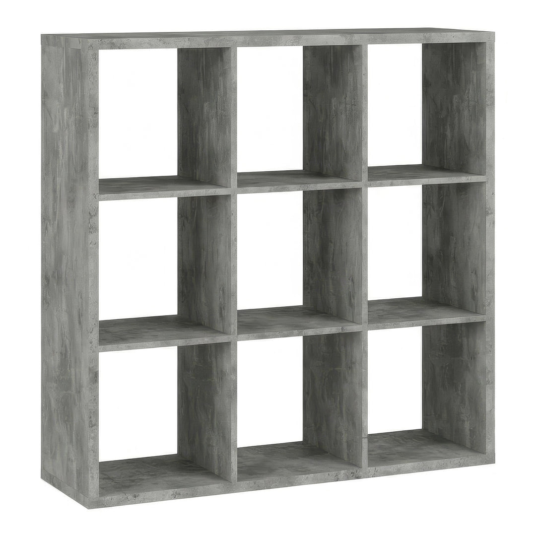 Mauro 3x3 Storage Unit in Concrete Grey