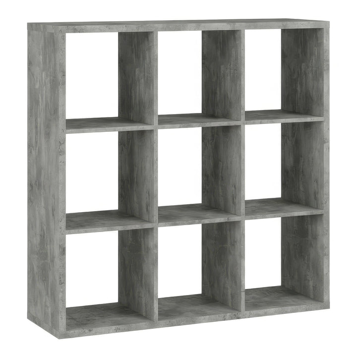 Mauro 3x3 Storage Unit in Concrete Grey