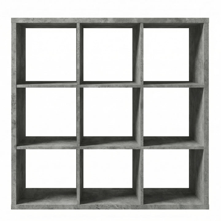 Mauro 3x3 Storage Unit in Concrete Grey