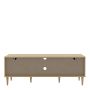 Calasetta TV Unit with 2 Doors and 1 Shelf in Natural Rattan Finish
