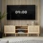 Calasetta TV Unit with 2 Doors and 1 Shelf in Natural Rattan Finish