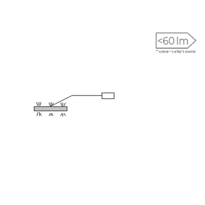 Up and Down LED Cabinet Lighting for Glass Shelves