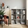 Mauro 3x3 Storage Unit in Concrete Grey
