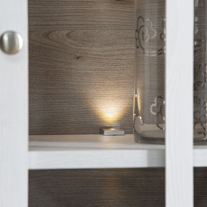 Display Cabinet in Snowy Oak & Oak Nelson – Illoppa Collection