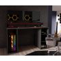 Tezaur Gaming Desk in Black with LED Lighting
