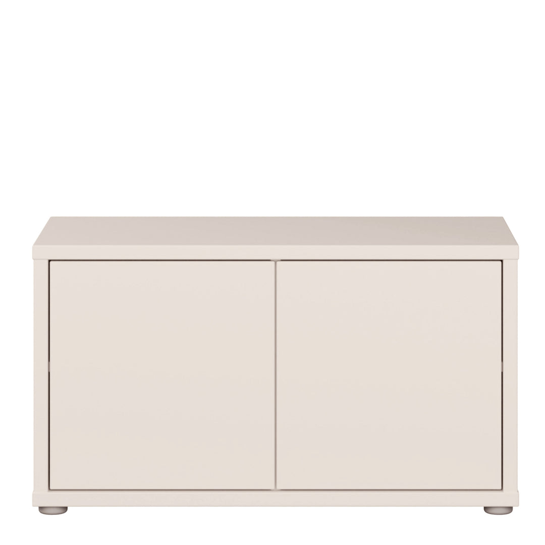 Alice Springs Bench with 2 Doors Push-to-Open in Sand