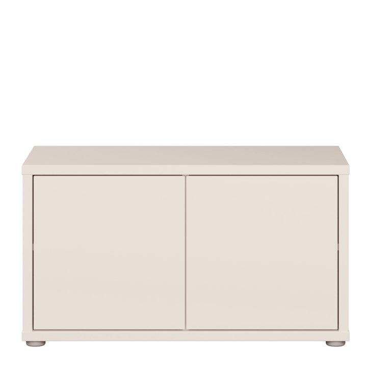 Alice Springs Bench with 2 Doors Push-to-Open in Sand
