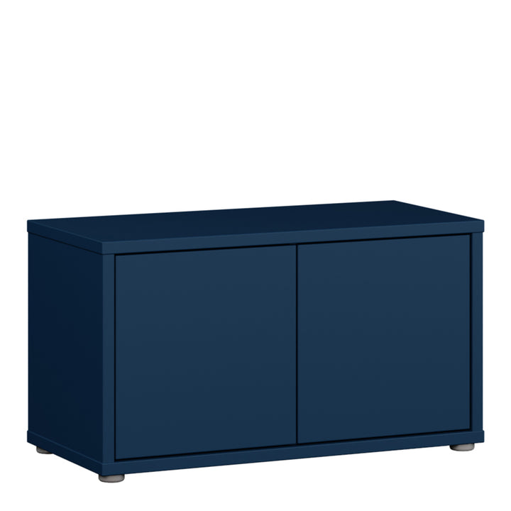 Alice Springs Bench with 2 Doors Push-to-Open in Night Blue