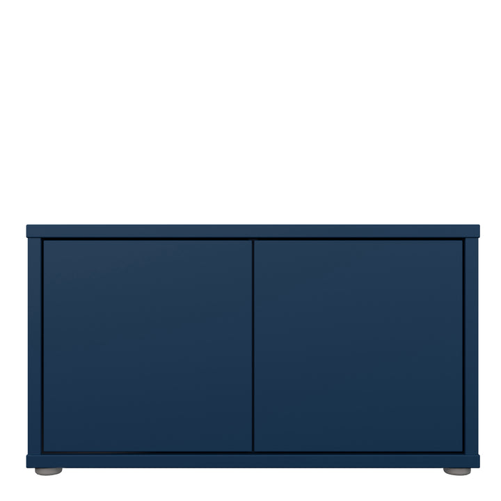 Alice Springs Bench with 2 Doors Push-to-Open in Night Blue