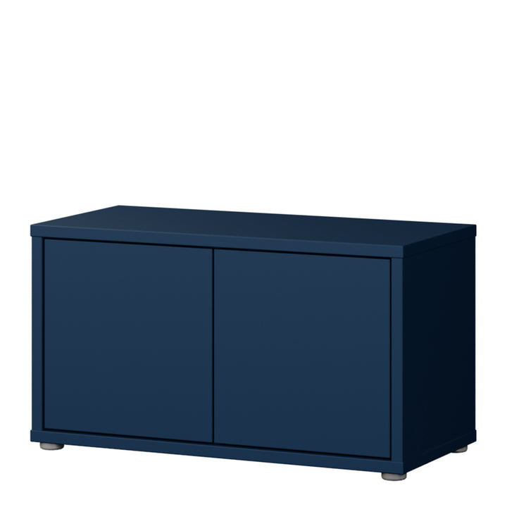 Alice Springs Bench with 2 Doors Push-to-Open in Night Blue