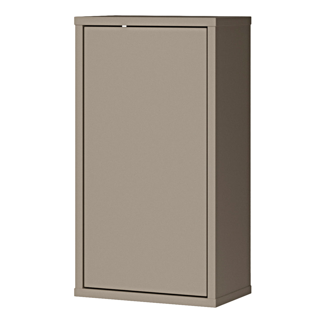 Alice Springs Hanging Storage Cupboard with 1 Door Push-to-Open in Taupe