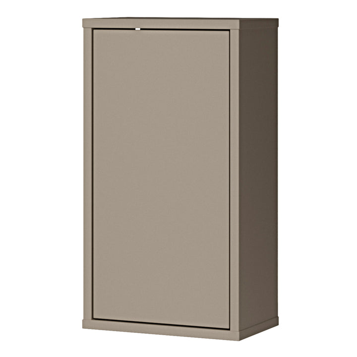 Alice Springs Hanging Storage Cupboard with 1 Door Push-to-Open in Taupe