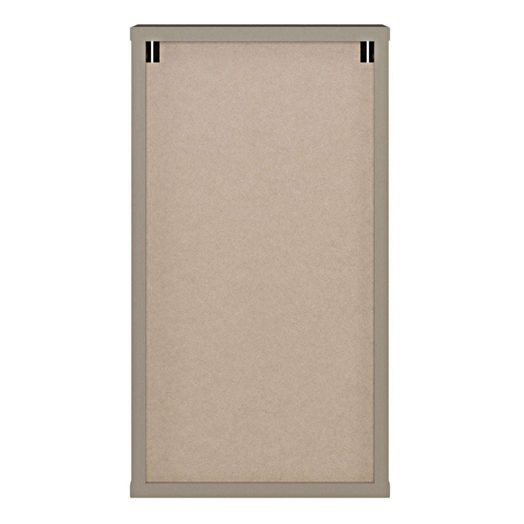 Alice Springs Hanging Storage Cupboard with 1 Door Push-to-Open in Taupe