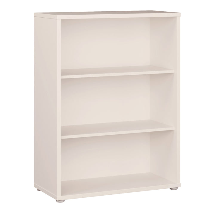 Alice Springs Low Wide Bookcase with Open Shelving in Sand