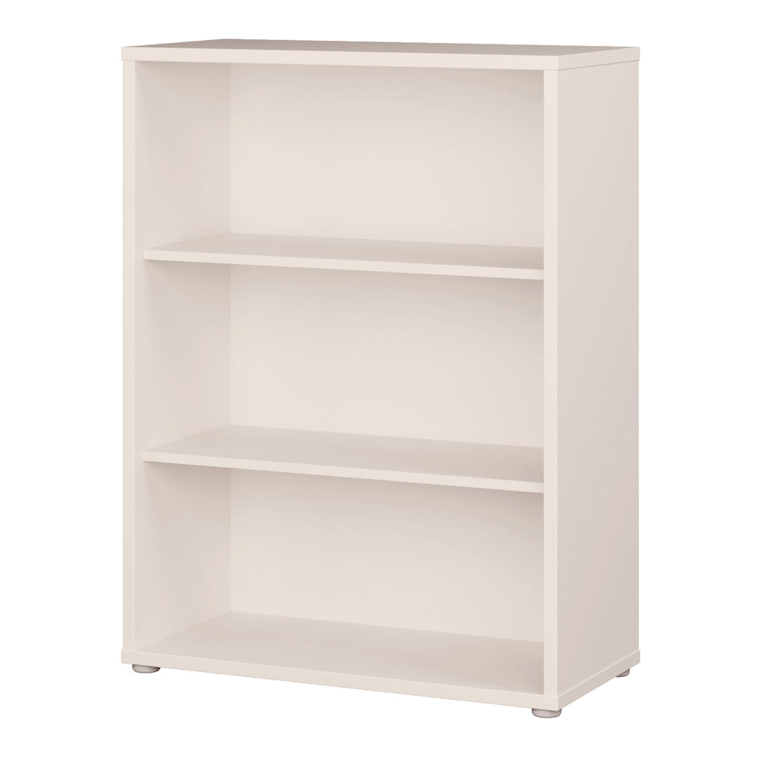 Alice Springs Low Wide Bookcase with Open Shelving in Sand