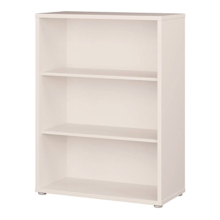 Alice Springs Low Wide Bookcase with Open Shelving in Sand