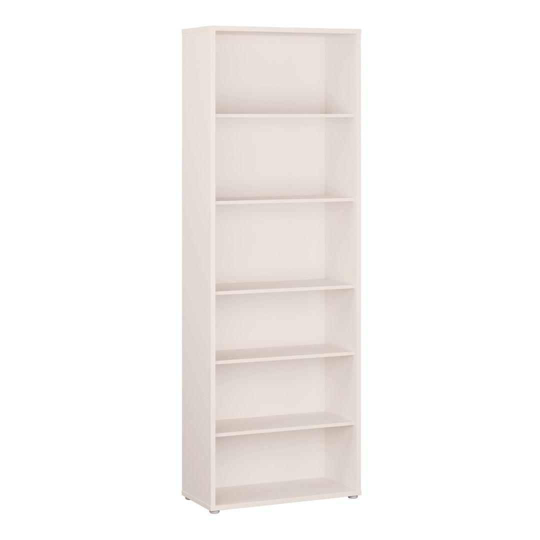 Alice Springs Tall Wide Bookcase with 5 Shelves in Sand