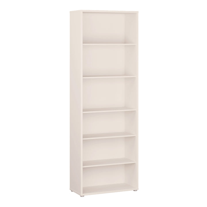 Alice Springs Tall Wide Bookcase with 5 Shelves in Sand