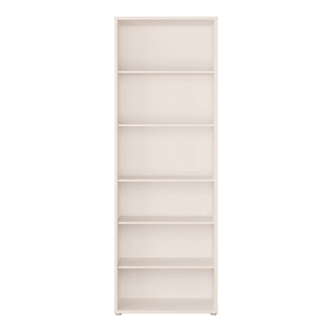 Alice Springs Tall Wide Bookcase with 5 Shelves in Sand