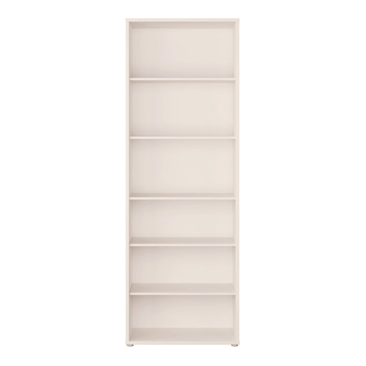 Alice Springs Tall Wide Bookcase with 5 Shelves in Sand