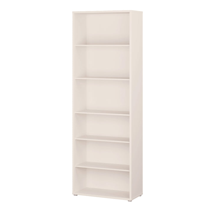 Alice Springs Tall Wide Bookcase with 5 Shelves in Sand