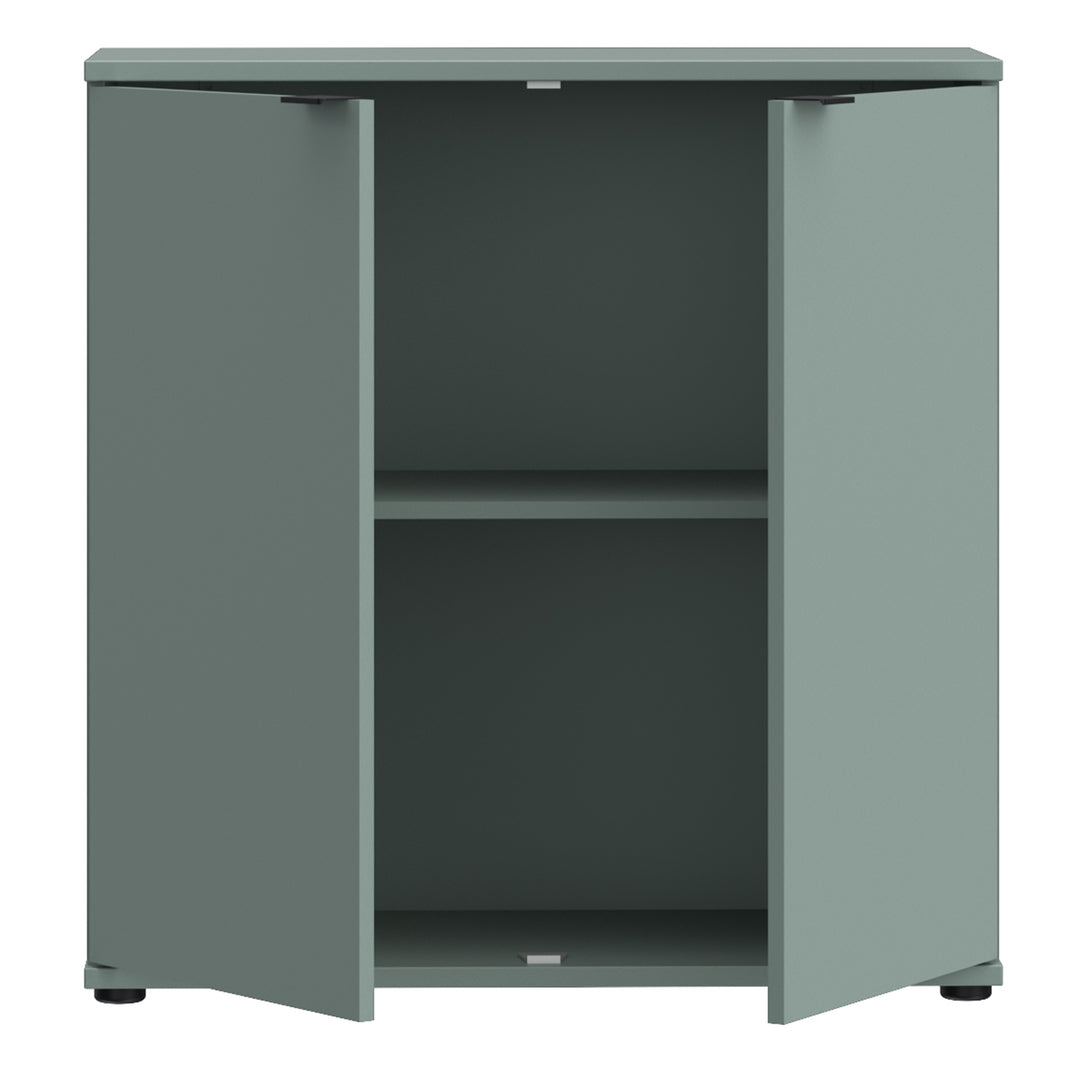 Ganymede 2 Door Cupboard in Sage Green