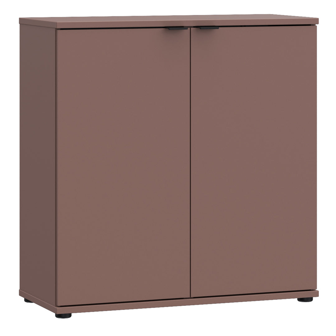 Ganymede 2 Door Cupboard in Terracotta