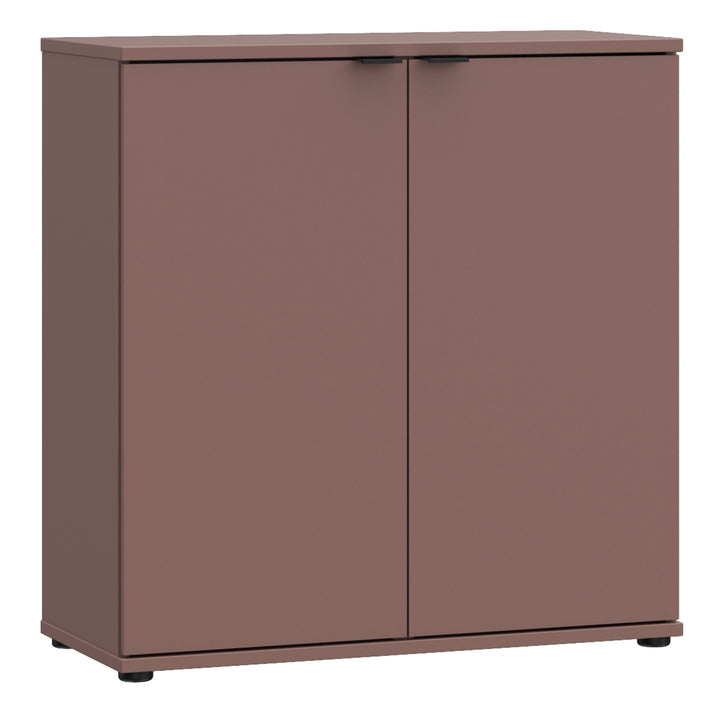 Ganymede 2 Door Cupboard in Terracotta