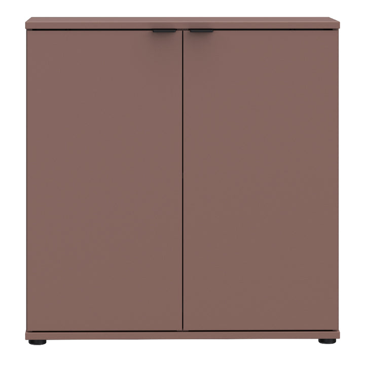 Ganymede 2 Door Cupboard in Terracotta