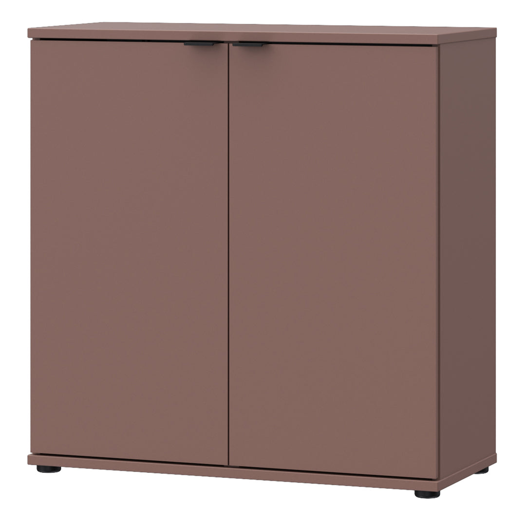 Ganymede 2 Door Cupboard in Terracotta