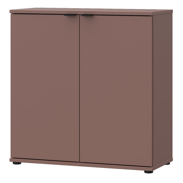 Ganymede 2 Door Cupboard in Terracotta