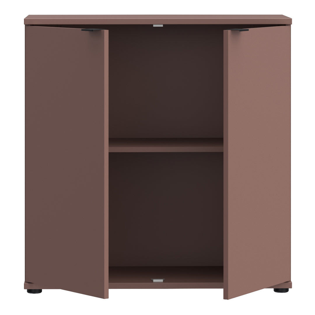 Ganymede 2 Door Cupboard in Terracotta