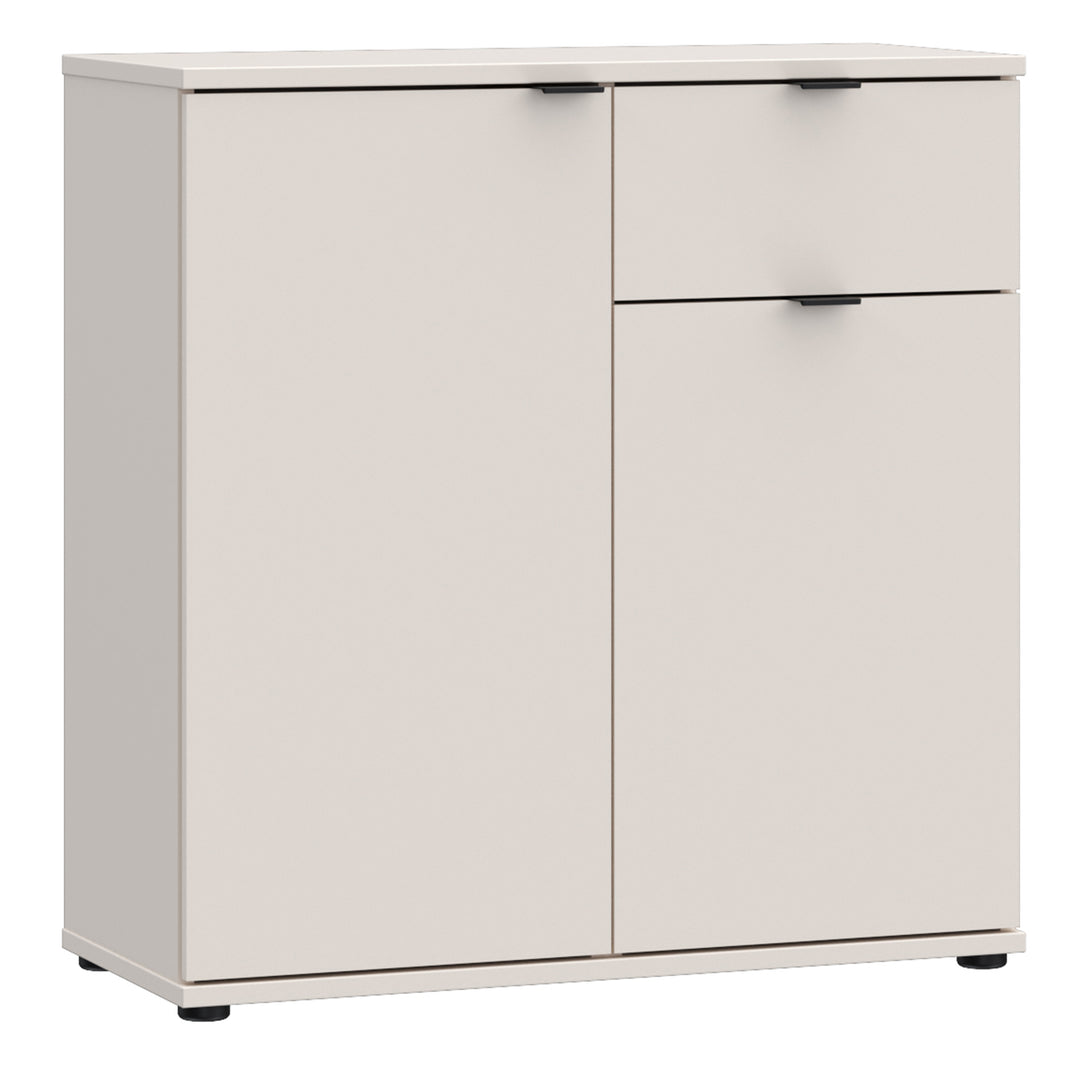 Ganymede 2 Door Cupboard with Drawer in Sand
