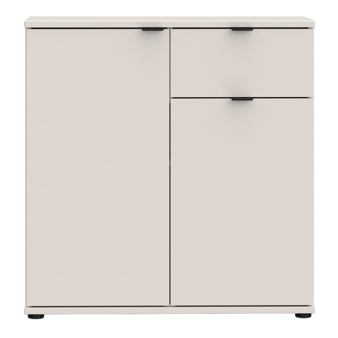 Ganymede 2 Door Cupboard with Drawer in Sand