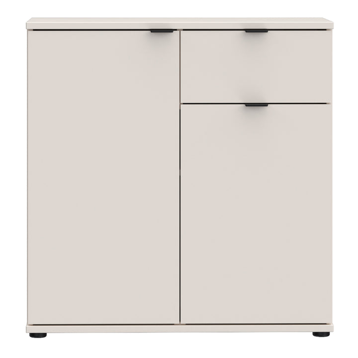 Ganymede 2 Door Cupboard with Drawer in Sand