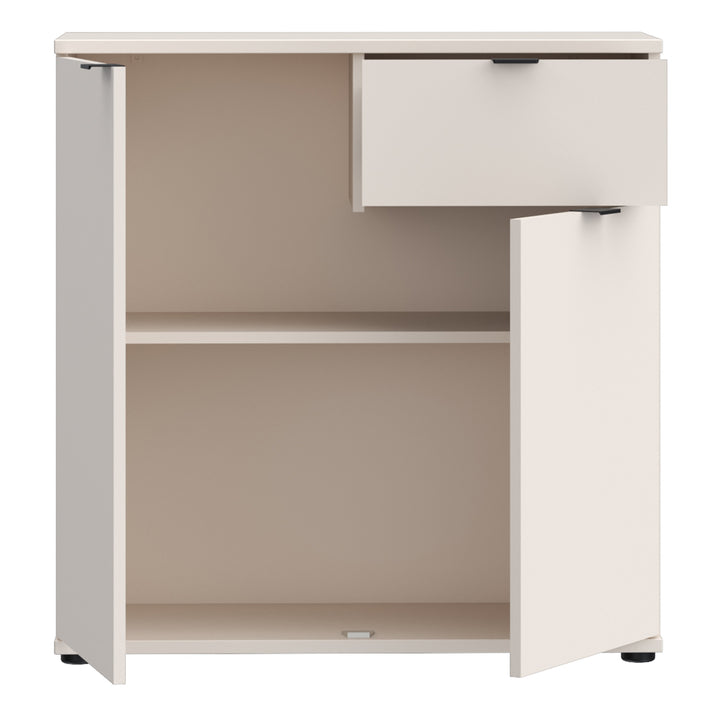 Ganymede 2 Door Cupboard with Drawer in Sand